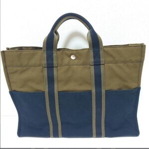 Hermes Fourre Canvas tote bag